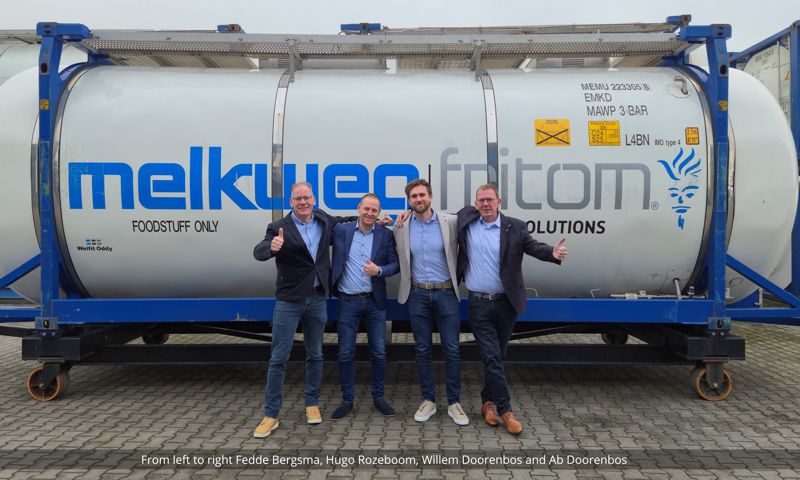 From Left To Right Fedde Bergsma, Hugo Rozeboom, Willem Doorenbos En Ab Doorenbos (1)